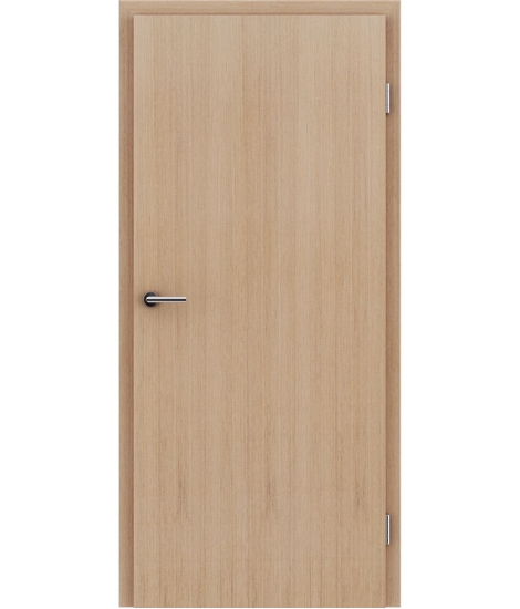 Veneered interior door with longitudinal structure GREENline – European oak white-oiled