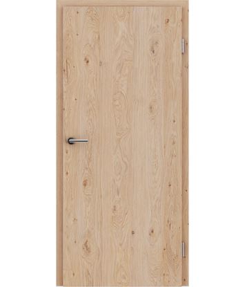 Picture of Veneered interior door with longitudinal structure GREENline – Oak knotty white-oiled