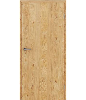 Veneered interior door with longitudinal structure GREENline – Oak knotty oiled