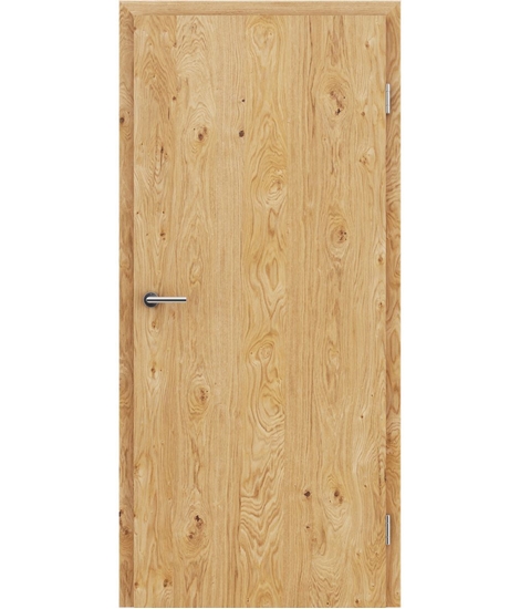 Veneered interior door with longitudinal structure GREENline – Oak knotty oiled