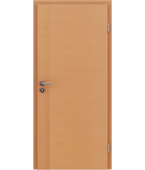 Veneered interior door with a combination of a transverse and longitudinal structure VIVCEline – F3 Beech