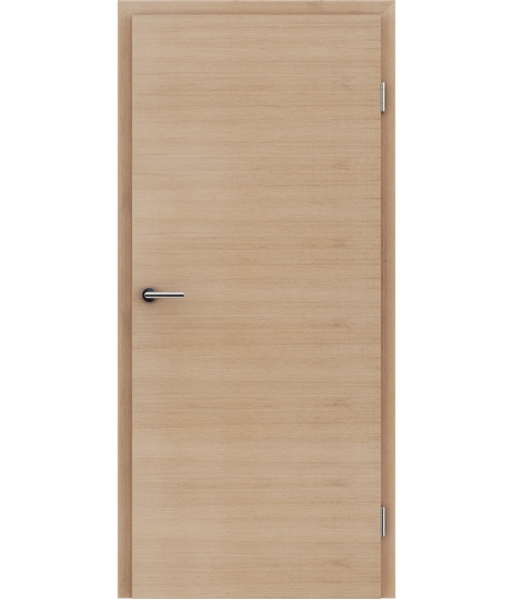 Veneered interior door with a combination of a transverse and longitudinal structure VIVCEline – F4 European oak white-oiled