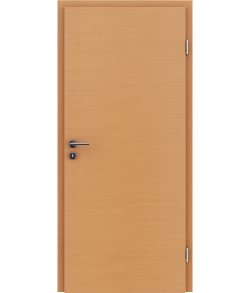 Veneered interior door with a combination of a transverse and longitudinal structure VIVCEline – F4 Beech