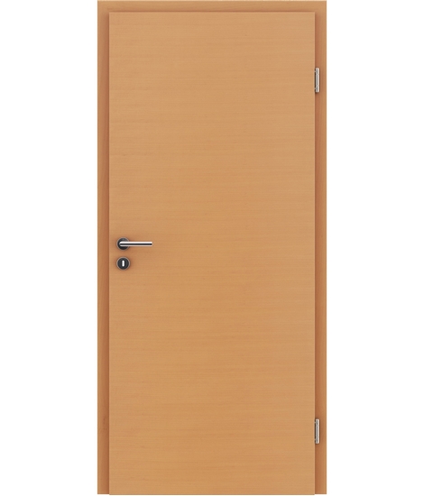 Veneered interior door with a combination of a transverse and longitudinal structure VIVCEline – F4 Beech