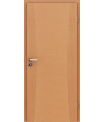 Picture of Veneered interior door with intarsia strips HIGHline – I13 Beech