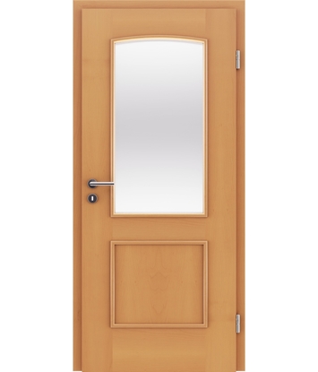 Picture of Veneered interior door with decorative strips STILline – SOAD SO3 Beech