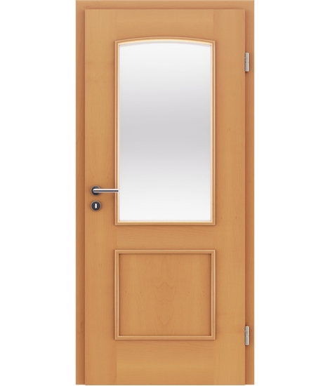 Veneered interior door with decorative strips STILline – SOAD SO3 Beech