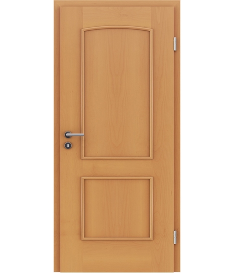 Veneered interior door with decorative strips STILline – SOAD Beech