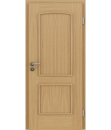 Picture of Veneered interior door with decorative strips STILline – SOAD  European oak