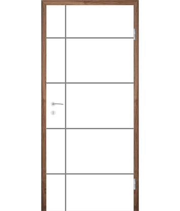 White-lacquered interior door COLORline – EASY R34L