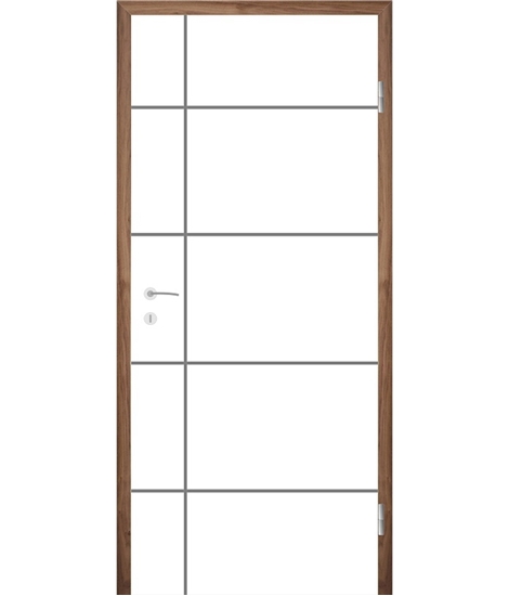 White-lacquered interior door COLORline – EASY R34L