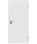 Picture of White-lacquered interior door with a relief-like surface and a curve KAISERline – R40L, white-lacquered