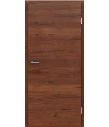 Veneered interior door with a combination of a transverse and longitudinal structure VIVCEline PRESTIGE - F4 oak Altholz matt lacquered