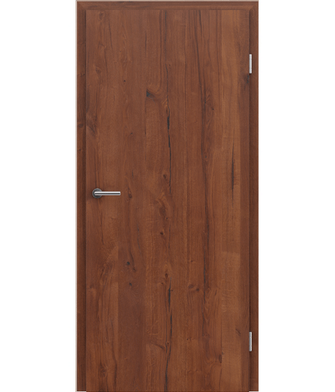 Veneered interior door with longitudinal structure GREENline PRESTIGE - oak Altholz matt lacquered