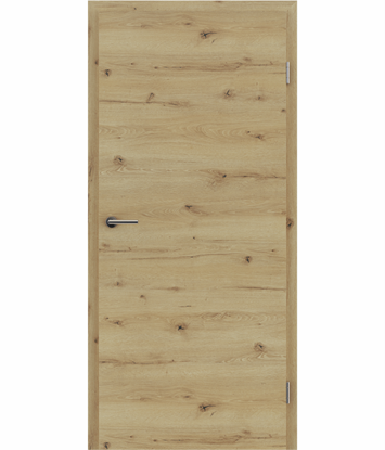 CPL interior door TOPLINE PLUS - L1 knotted oak WOOD natur