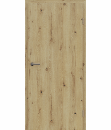 CPL interior door TOPLINE PLUS - knotted oak WOOD natur