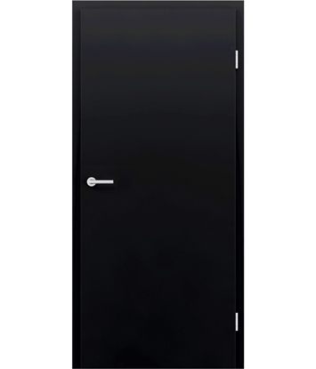 CPL interior door for simple maintenance UNICOLORLINE - black