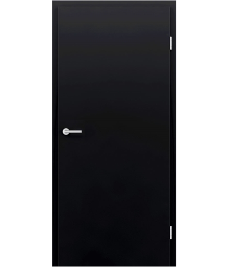 CPL interior door for simple maintenance UNICOLORLINE - black