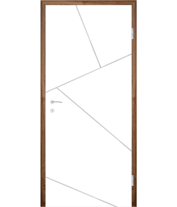 White-lacquered interior door COLORline – EASY R87L