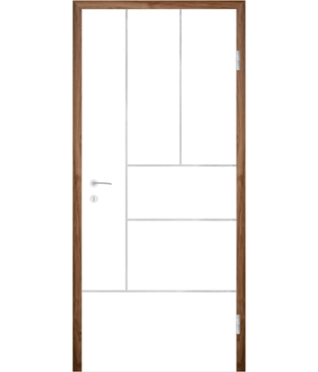 White-lacquered interior door COLORline – EASY R96L