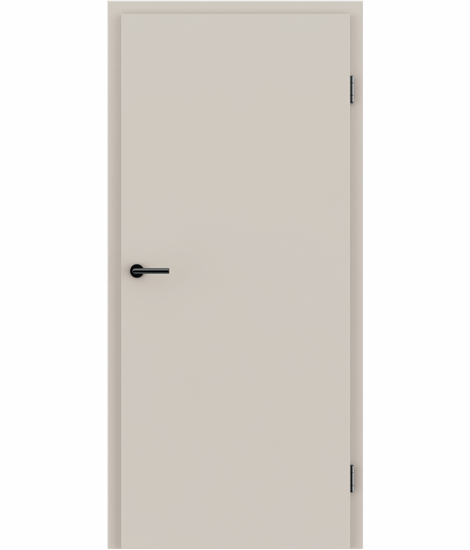 Foil-wrapped interior door for simple maintenance UNICOLORLINE - cashmere grey